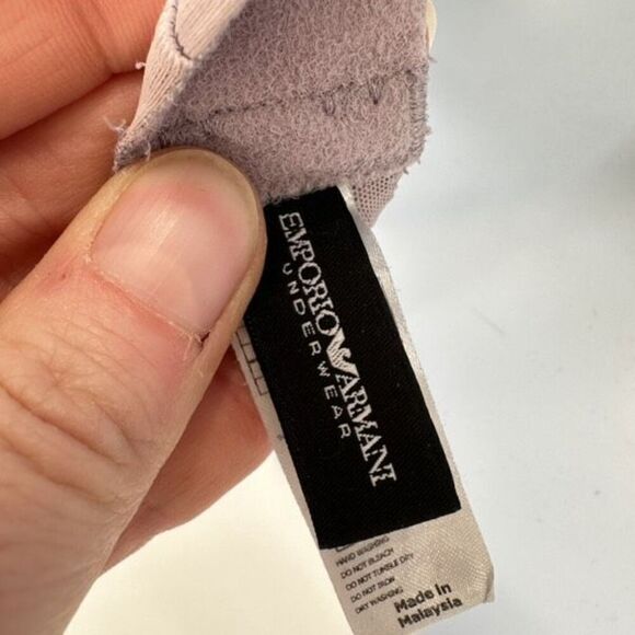 Emporio Armani lilac soft cup underwire bra size 32‎ DD - Picture 6 of 9